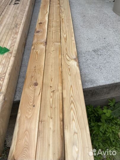 Планкен лиственница 20х90х1000, 20х90х1500