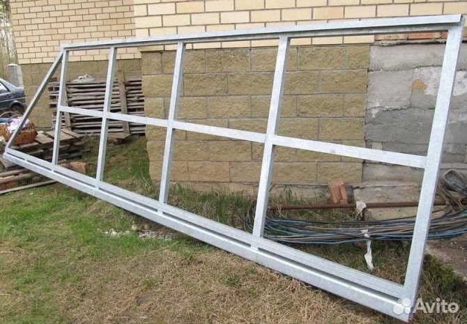 Откатные ворота каркас