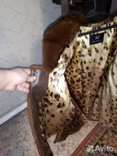 Шуба бобрик норка 50-52