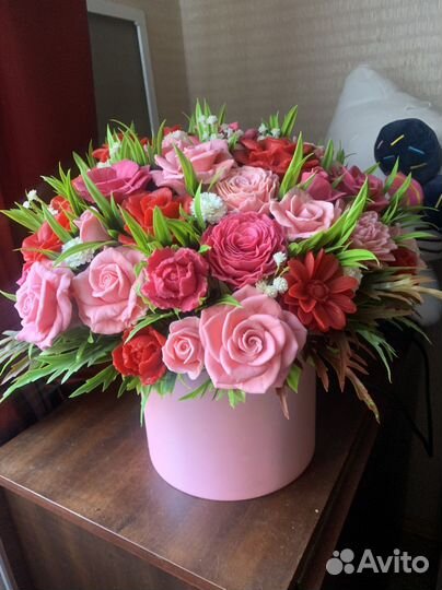 Цветы из мыла