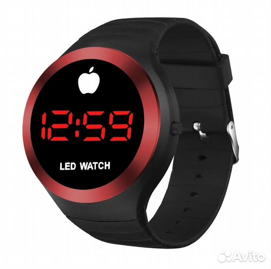 LED watch часы