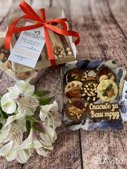 Шоколад и зефир ручной работы