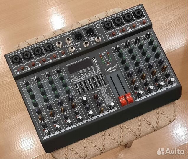 Микшерный пульт Lomeho AM-GT8 Микшер FX USBt 99DSP