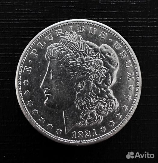 США 1 доллар 1921 S серебро