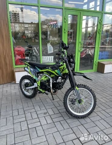 Питбайк Racer TRX125 E, Синий