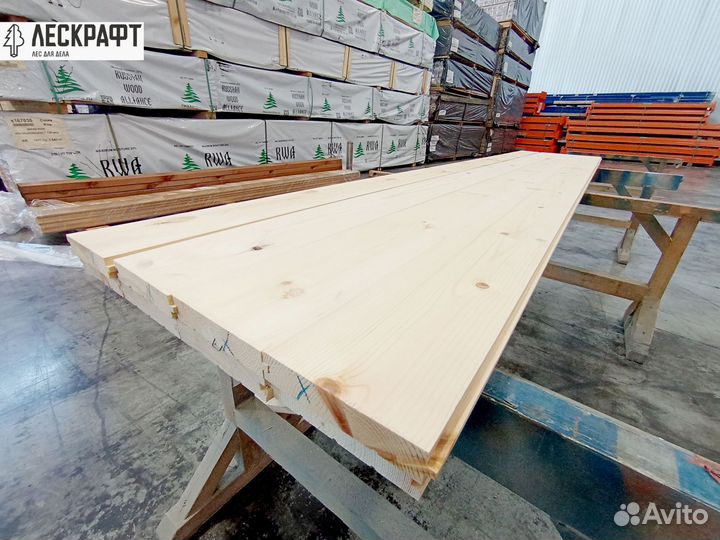 Доска пола 27*141*3000 сорт C ангарская сосна