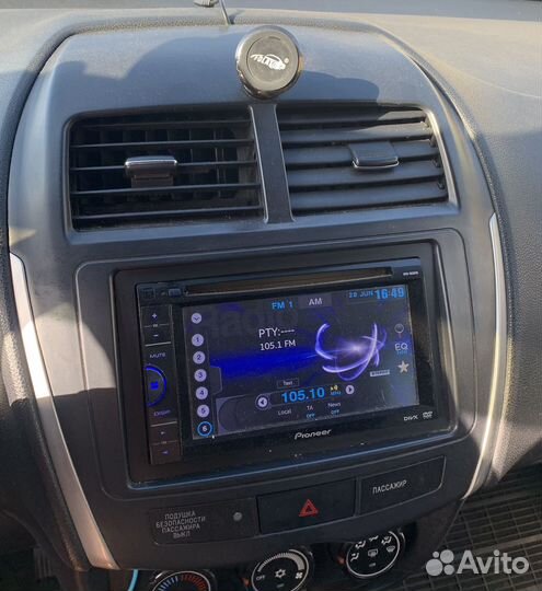 Автомагнитола pioneer Avh-165dvd с рамкой ASX