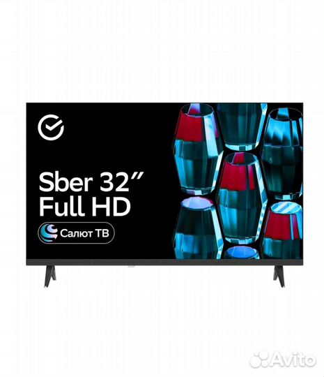 Телевизор Sber. 32. Новый. умный