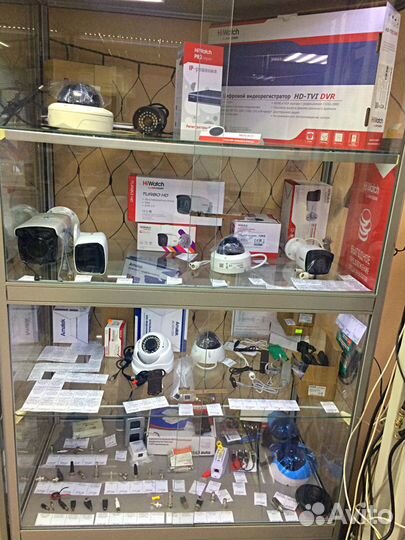 Охранная сигнализация, видеонаблюдение, домофоны