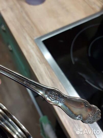 Набор столовых приборов мельхиор посерябренный