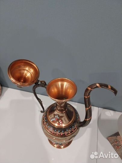 Подсвечник и кувшин Египет, предметы интерьера