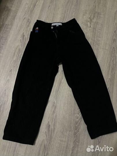 Джинсы черные широкие big boy