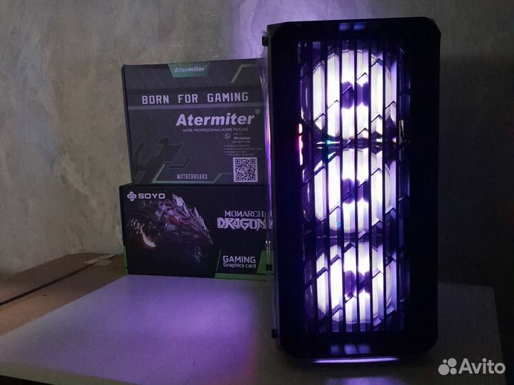 Игровой компьютер 12ядер/24 потока/16g/512g/RX580