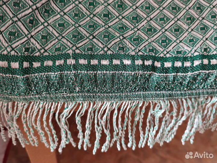 Скатерть жаккардовая СССР винтаж