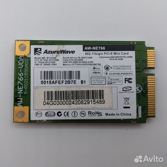 Wi-Fi модуль rt2700e, Realtek