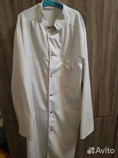 Белый медицинский халат размер 44 46