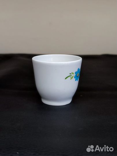 Стопка фарфоровая Синий цветок Дулёво 30 мл