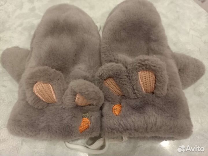 Варежки меховые