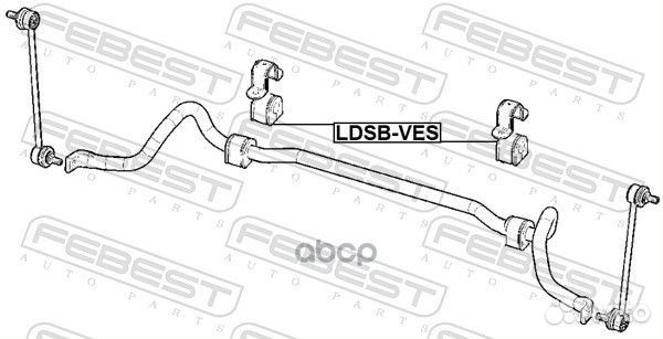 Втулка переднего стабилизатора D19 ldsb-VES Febest