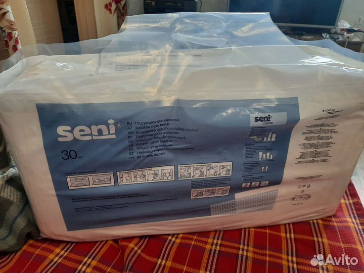 Памперсы для взрослых seni 3 размер