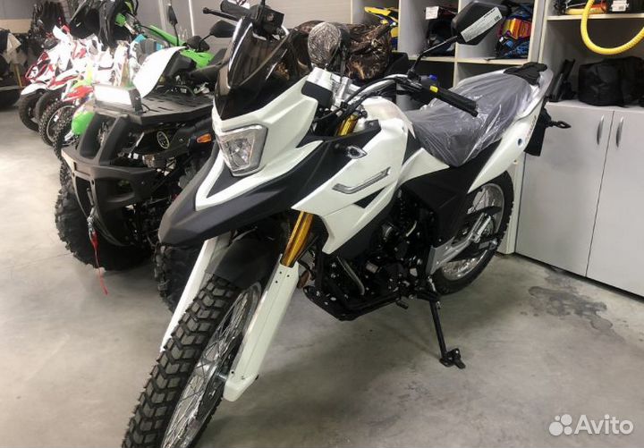 Мотоцикл racer RC300-GY8 ranger(белый)