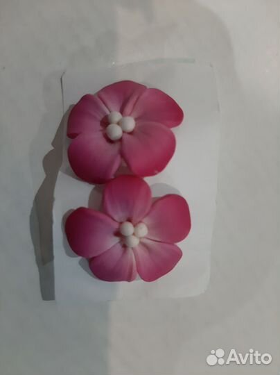 Серьги из полимерной глины