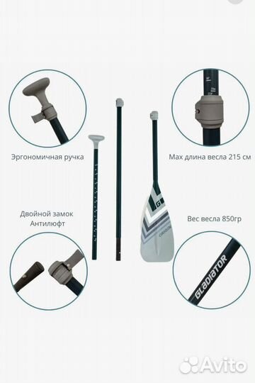 Весло для SUP борда / сапдоски