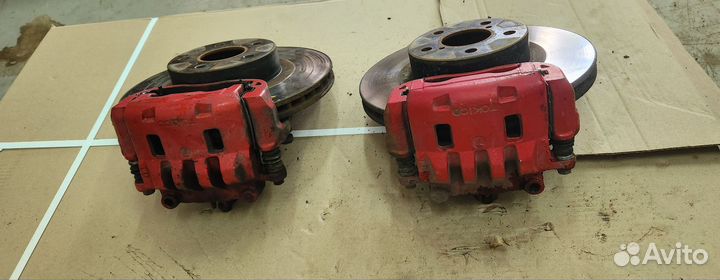 Супорта с дисками субару