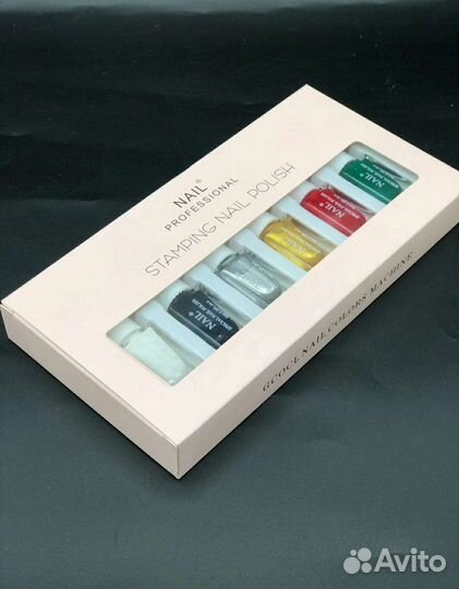 Набор лак краска для стемпинга