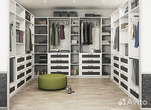 Гардеробная по вашим размерам на заказ