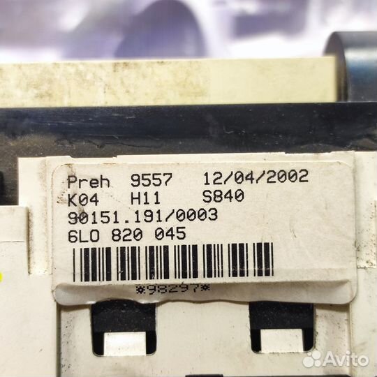 Блок управления отопителем Seat Ibiza