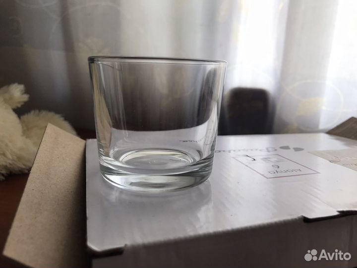 Набор стеклянных подсвечников