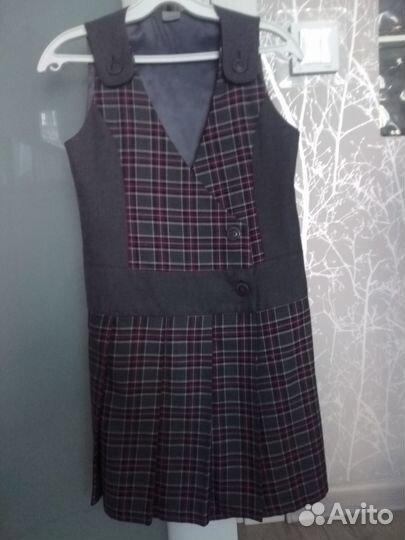 Сарафан школьный 140-146