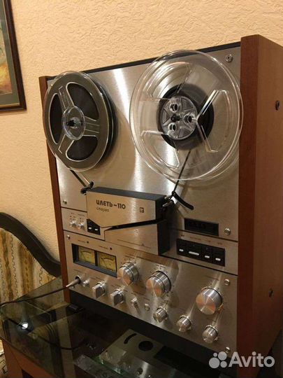 Панель на катушечный магнитофон Илеть 110