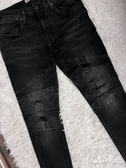 Джинсы amiri type slim fit us uk drip