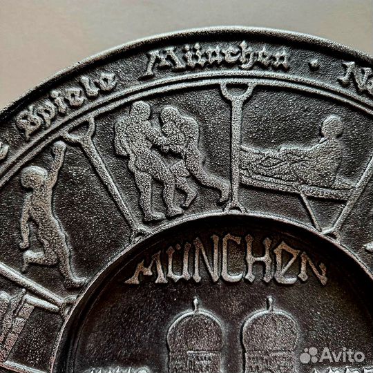 Большая настенная тарелка- панно 