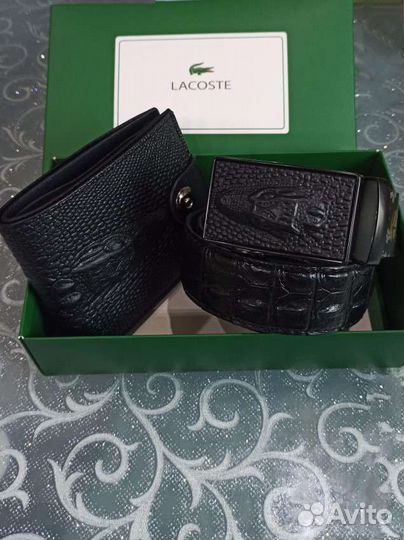 Набор ремень и портмоне мужское