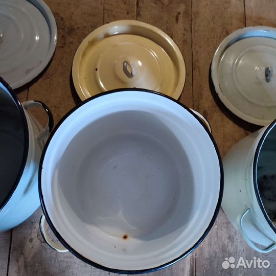 Кастрюля эмалированная 30 литров