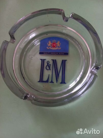 Пепельница СССР стекло