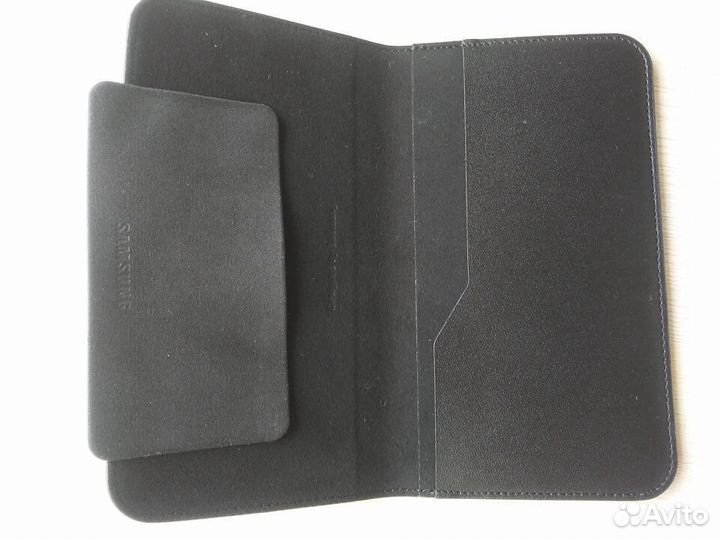 Чехол футляр для телефона (кожа) + микрофибра