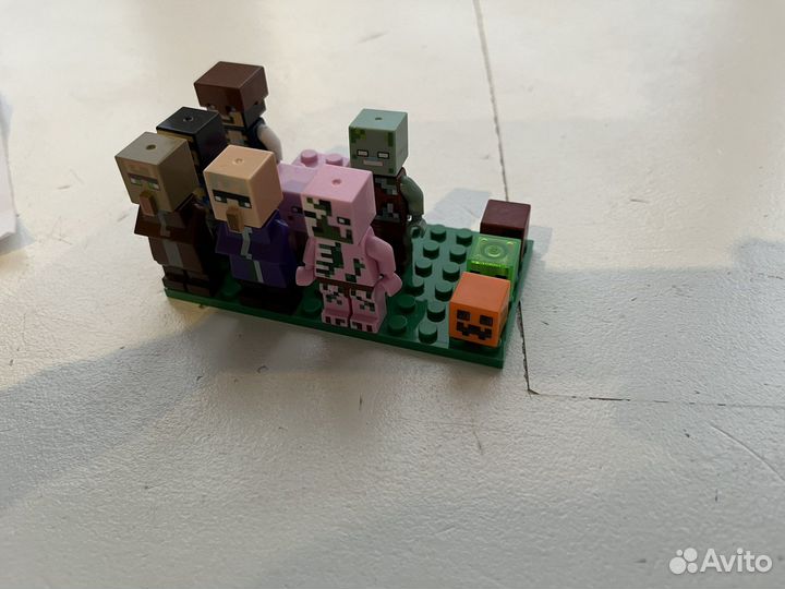Lego minecraft минифигурки