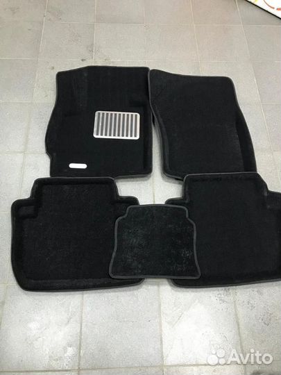 Коврики текстиль 3Д для Митс. Аутлендер 2012