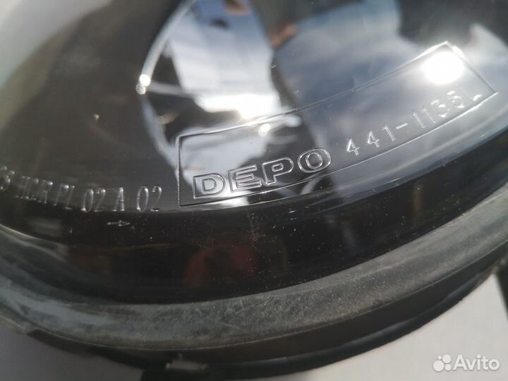 Фара левая тёмная VW Lupo Лупо после 1998