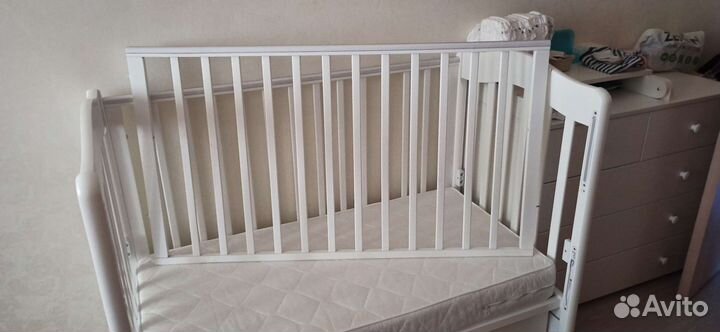 Кровать Гандылян Ванечка (колесо-качалка, ящик)