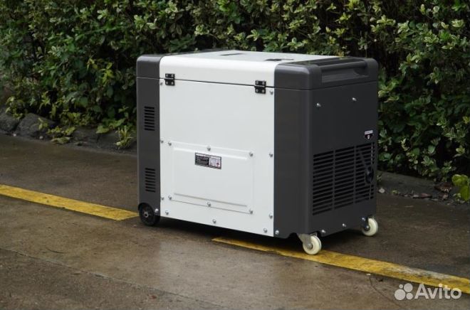 Генератор дизельный 10 кВт g-power трехфазный 1100