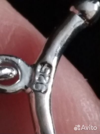 Браслет серебряный с тонир.кварцем 925, 22 см