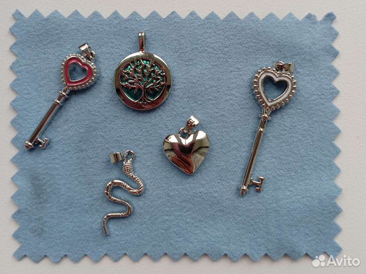 Серебряные украшения подвески крест