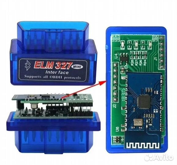 Сканер Bluetooth V2.1 Super Mini ELM327 OBD2