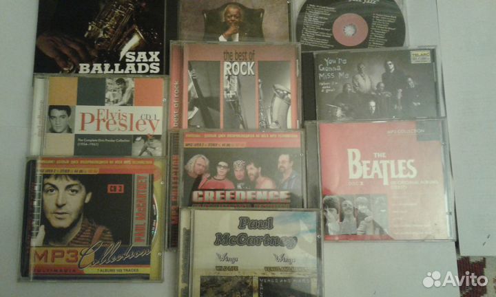 CD диски с музыкой 15 шт