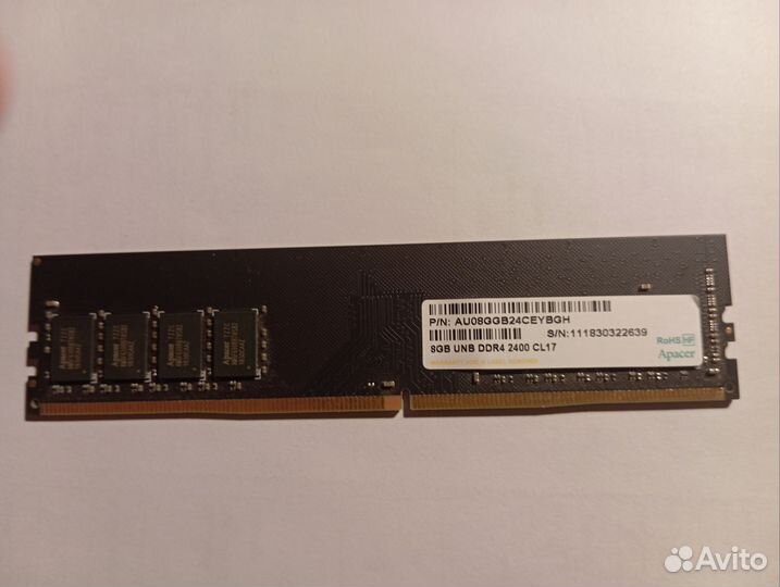 Оперативная память ddr4 8gb apacer